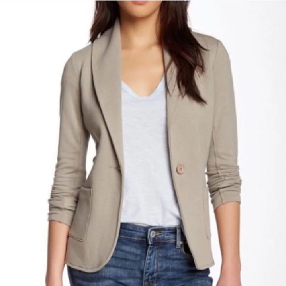 James Perse Jackets & Blazers - James Perse knit/terry blazer